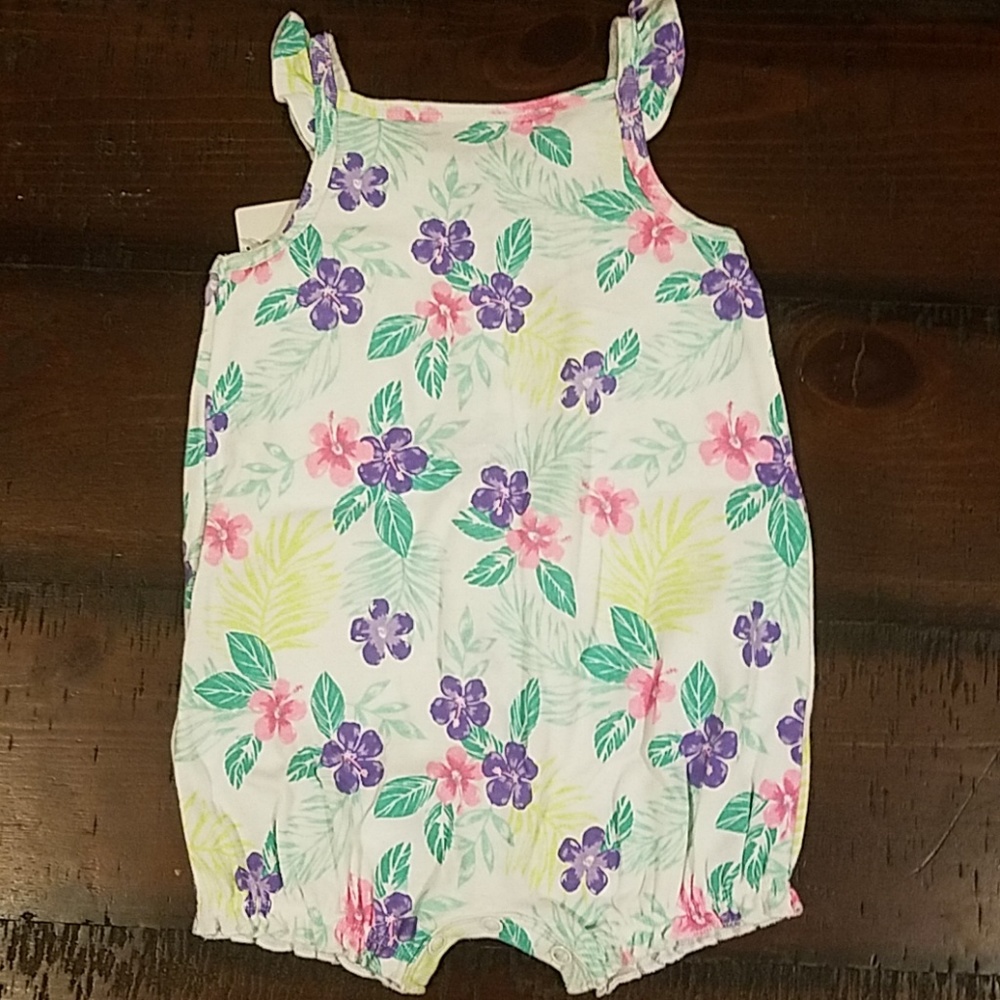 Carter's floral romper - Picture 4 of 4
